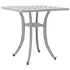 Image de Table de jardin vidaXL aluminium coulé blanc 53x53x53cm extérieur 4002821