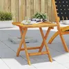 Image de Table d'appoint de jardin 40x40x40 cm bois d acacia massif