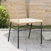 Image de vidaXL Chaises de jardin lot de 2 et coussins marron rotin, siège de jardin, siège d'extérieur, chaise d'extérieur, siège de 369101