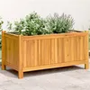 Image de Jardinière avec doublure 80x42x40 cm bois massif d acacia