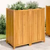 Image de Jardinière avec doublure 100x50x100 cm bois massif d acacia