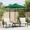 Image de Parasol deporte vidaxl carre mat en acier toile en polyester 225 x 225