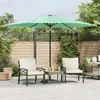 Image de Parasol droit vidaxl mat en acier 288 x 288 toile en polyester carre