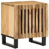 Image de Table de chevet 40x34x46 cm bois de manguier massif brut