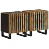 Image de Tables de chevet 2 pcs 40x34x46 cm bois massif de récupération