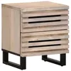 Image de vidaXL Table de Chevet, Armoire de Lit avec Rangement, Table de Nuit, Meuble de Chambre à Coucher Intérieur, Bois de 377432
