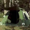 Image de Tente de camping à dôme 4 personnes vert libération rapide