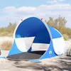 Image de Tente de plage bleu azuré escamotable imperméable