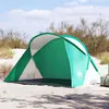 Image de Tente de plage 2 personnes vert d eau escamotable imperméable