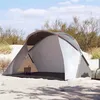 Image de Tente de plage 2 personnes gris escamotable imperméable