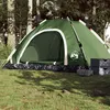 Image de Tente de camping 5 personnes vert libération rapide