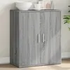 Image de vidaXL Buffet sonoma gris 60x31x70 cm bois d'ingénierie, armoire de rangement, meuble d'entrée, meuble d'appoint, meuble de 840462