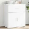 Image de Buffet blanc 60x31x70 cm bois d ingénierie