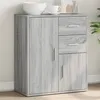 Image de vidaXL Buffet, Armoire Latérale avec Tiroirs et Portes, Meuble de Rangement Salon Salle de Séjour Intérieur, Moderne, Sonoma 840483