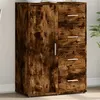 Image de vidaXL Buffet chêne fumé 60x31x84 cm bois d'ingénierie840510