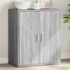 Image de Buffet sonoma gris 79x38x80 cm bois d ingénierie