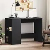Image de Bureau noir 102x50x75 cm bois d ingénierie