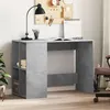 Image de Bureau gris béton 102x50x75 cm bois d ingénierie