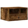 Image de Support d'imprimante - vidaXL - Chêne fumé - Bois d'ingénierie - 40x32x22,5 cm - Multifonctionnel