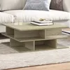 Image de vidaXL Table basse chêne sonoma 70x70x29 cm bois d'ingénierie, table latérale, table de salon, table d'accent, bout de 840746