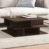Image de vidaXL Table basse chêne marron 70x70x29 cm bois d'ingénierie, table latérale, table de salon, table d'accent, bout de 840750