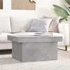 Image de vidaXL Table basse gris béton 80x55x40 cm bois d'ingénierie, table latérale, table de salon, table d'accent, bout de canapé, 840866