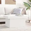 Image de vidaXL Table basse blanc 100x55x40 cm bois d'ingénierie, table latérale, table de salon, table d'accent, bout de canapé, 840870