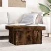 Image de vidaXL Table basse chêne fumé 100x55x40 cm bois d'ingénierie, table latérale, table de salon, table d'accent, bout de 840874