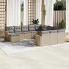Image de vidaXL Salon de Jardin avec Coussins 12 pcs, Canapés de Terrasse, Ensemble de Meubles de Patio, Mobilier d'Extérieur, 3226584