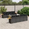 Image de vidaXL Salon de Jardin avec Coussins 9 pcs, Sièges de Patio, Ensemble de Meubles, Mobilier de Terrasse Arrière-cour 3226657
