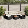 Image de Salon de jardin - vidaXL - 8 pcs - Résine tressée - Housse amovible - Conception modulaire