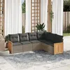 Image de vidaXL Salon de Jardin avec Coussins 6 pcs, Canapés de Terrasse, Ensemble de Meubles de Patio, Mobilier d'Extérieur, Gris 3227684