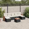 Image de vidaXL Salon de Jardin avec Coussins 8 pcs, Canapés de Terrasse, Ensemble de Meubles de Patio, Mobilier d'Extérieur, Noir 3227918