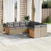 Image de vidaXL Salon de Jardin avec Coussins 8 pcs, Canapés de Terrasse, Ensemble de Meubles de Patio, Mobilier d'Extérieur, Beige 3228236