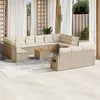 Image de Salon de jardin modulable GENERIQUE 14 pieces 12 personnes 62 x 62 x 69 cm resine tressee