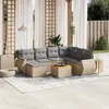 Image de vidaXL Salon de Jardin avec Coussins 8 pcs, Canapés de Terrasse, Ensemble de Meubles de Patio, Mobilier d'Extérieur, Beige 3225121