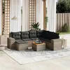 Image de vidaXL Salon de Jardin avec Coussins 8 pcs, Canapés de Terrasse, Ensemble de Meubles de Patio, Mobilier d'Extérieur, Gris 3225563