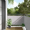Image de vidaXL Écran d'intimité de balcon gris 400x120 cm PVC, rouleau de clôture, bande de clôture, écran de clôture d'intimité 4005493