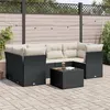 Image de vidaXL Salon de Jardin avec Coussins 7 pcs, Canapés avec Pieds Réglables, Ensemble de Meubles d'Extérieur Patio Terrasse, 3249105