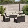 Image de vidaXL Salon de Jardin avec Coussins 8 pcs, Canapés avec Pieds Réglables, Ensemble de Meubles d'Extérieur Patio Terrasse, 3249595