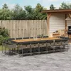 Image de Salon de jardin modulable vidaxl resine tressee beige 2 personnes 62 x 110 x 69 cm 12 pieces