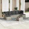 Image de vidaXL Salon de Jardin avec Coussins 8 pcs, Canapés avec Pieds Réglables, Ensemble de Meubles d'Extérieur Patio Terrasse, 3249881