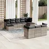 Image de Salon de jardin modulable VIDAXL Resine 10 pieces