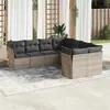Image de vidaXL Salon de Jardin avec Coussins 8 pcs, Canapés avec Pieds Réglables, Ensemble de Meubles d'Extérieur Patio Terrasse, 3250429