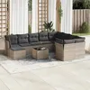 Image de Salon de jardin modulable GENERIQUE gris 11 pieces 10 personnes 62 x 62 x 69 cm rotin