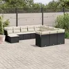 Image de vidaXL Salon de Jardin avec Coussins 12 pcs, Canapés avec Pieds Réglables, Ensemble de Meubles d'Extérieur Patio Terrasse, 3250465