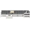 Image de vidaXL 7-delige Loungeset massief grenenhout wit3250889