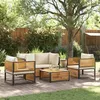 Image de Salon de jardin Vidaxl 5 pieces bois massif 68 x 68 x 64 cm