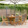 Image de vidaXL Chaises inclinables de jardin lot de 6 gris bois massif acacia, siège de jardin, chaise de patio, chaise à manger de 3214533