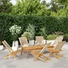 Image de vidaXL Tuinstoelen 6 st inklapbaar massief acaciahout beige3214635